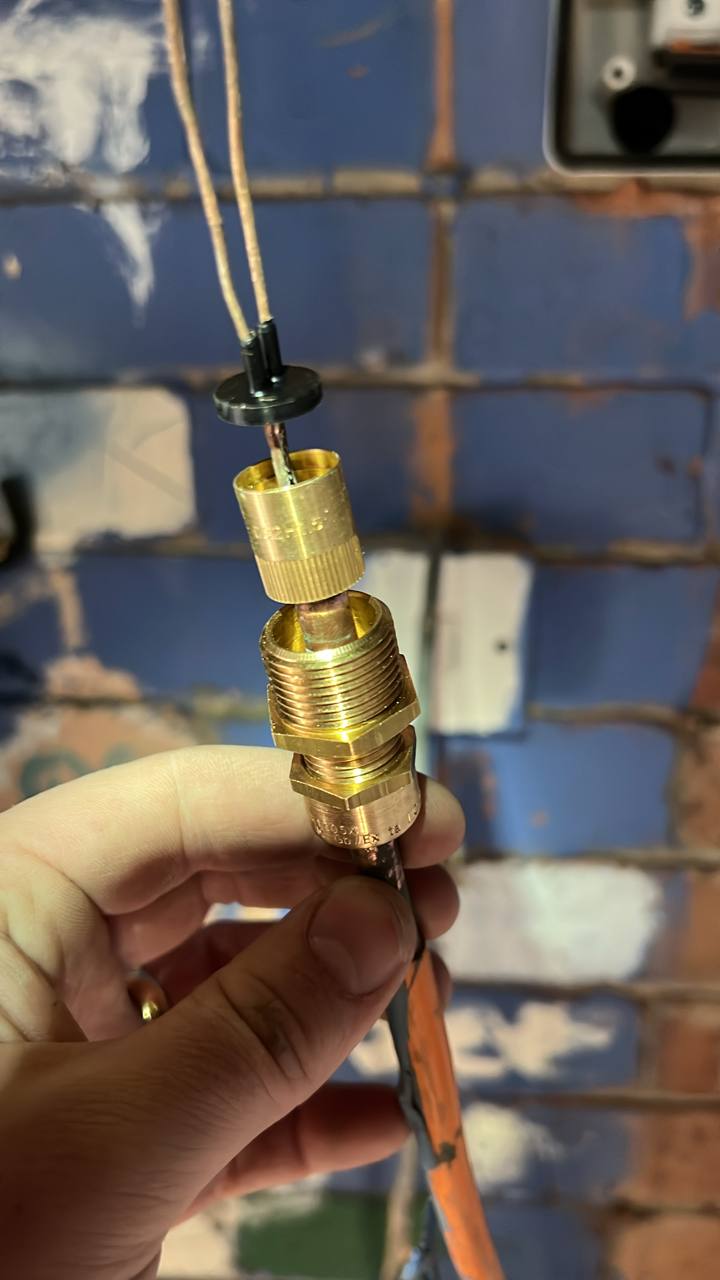 Mineral insulated cable repair used to restore a customer's power connection